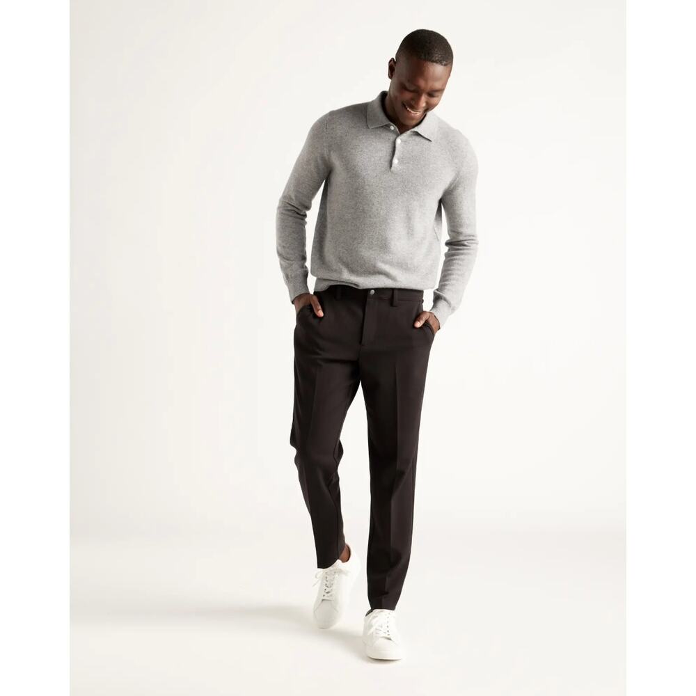 Men's Quince Ultra-Stretch Slim Fit 24/7 Smart Chino in Black 32x32 Quiet Luxury